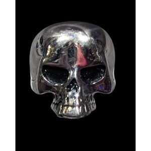 Inox Gothic Punk Stainless Steel Skull Ring